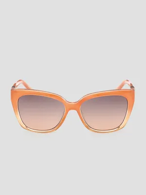 Square Plastic Triangle Emblem Sunglasses