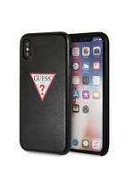 Faux-Leather Logo iPhone X Case