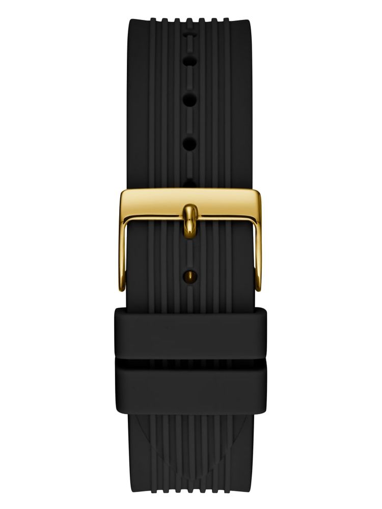 Gold-Tone And Black Multifunction Watch