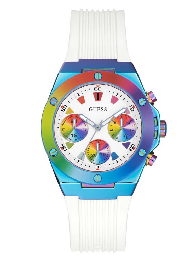 Tie-Dye Silicone Chronograph Watch