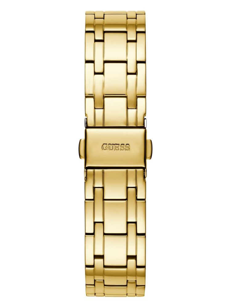 Gold-Tone Champagne Analog Watch