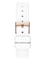 Rose Gold-Tone and White Analog Watch
