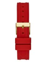 Gold-Tone and Red Analog Watch