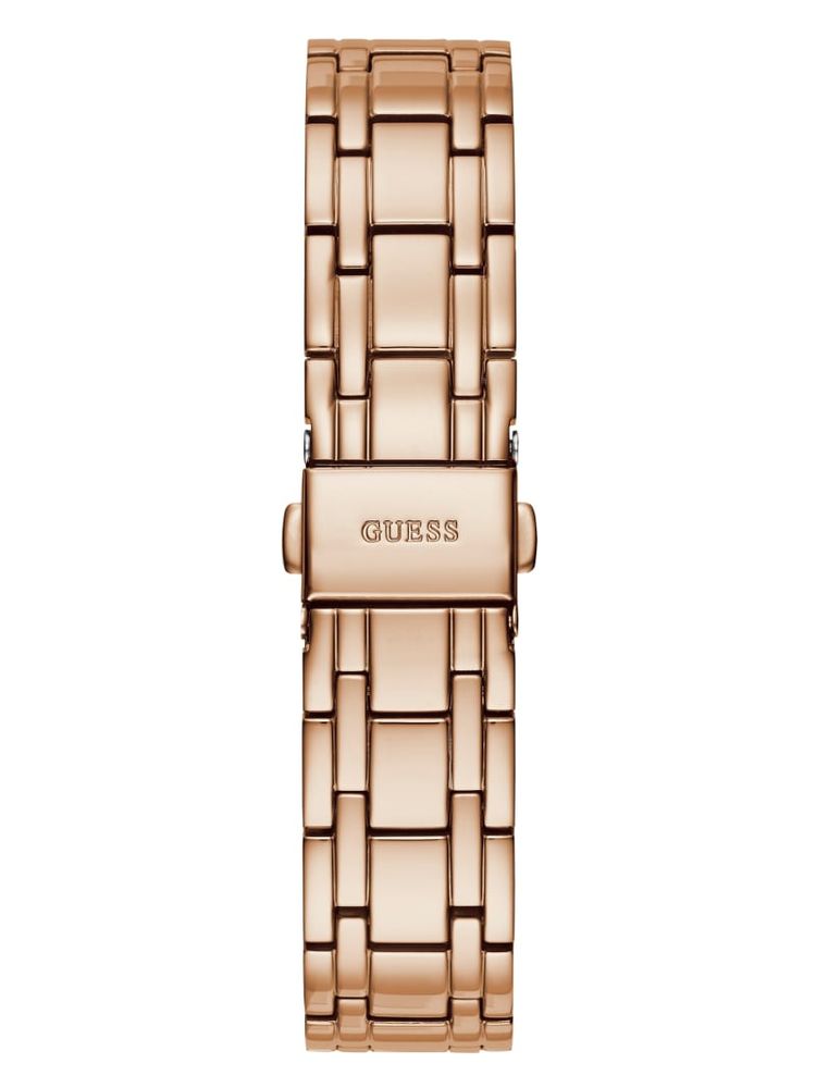 Rose Gold-Tone and Diamond Analog Watch