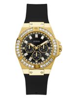 Black And Gold-Tone Multifunction Watch