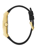 Black And Gold-Tone Square Multifunction Watch