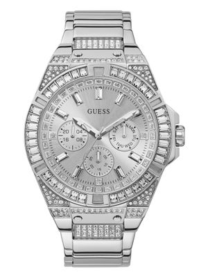 Silver-Tone Multifunction Watch