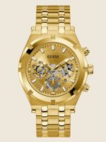 Gold-Tone Multifunction Watch