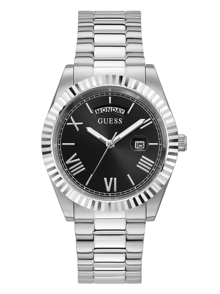 Silver-Tone Analog Watch