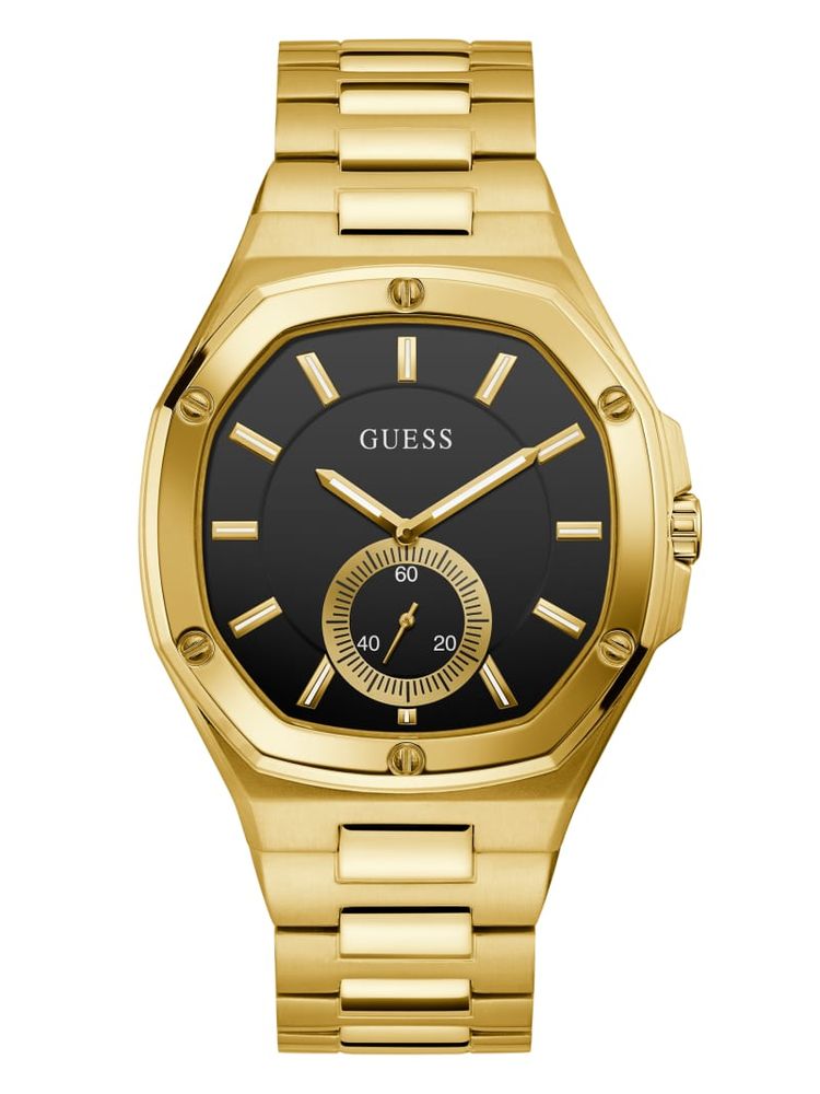 Black and Gold-Tone Analog Watch