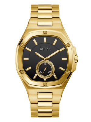 Black and Gold-Tone Analog Watch