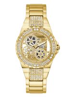 Gold-Tone Exposed Dial Analog Watch