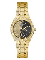 Gold-Tone and Black Analog Watch