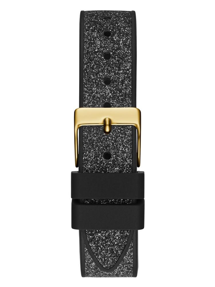 Gold-Tone and Black Shimmer Analog Watch