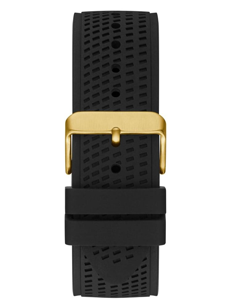 Gold-Tone And Black Tachymeter Watch