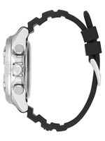 Silver-Tone and Black Digital Watch