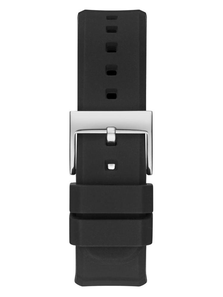 Silver-Tone and Black Digital Watch