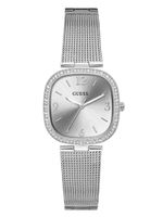 Silver-Tone Mesh Analog Watch