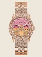 Rose Gold-Tone Multifunction Watch