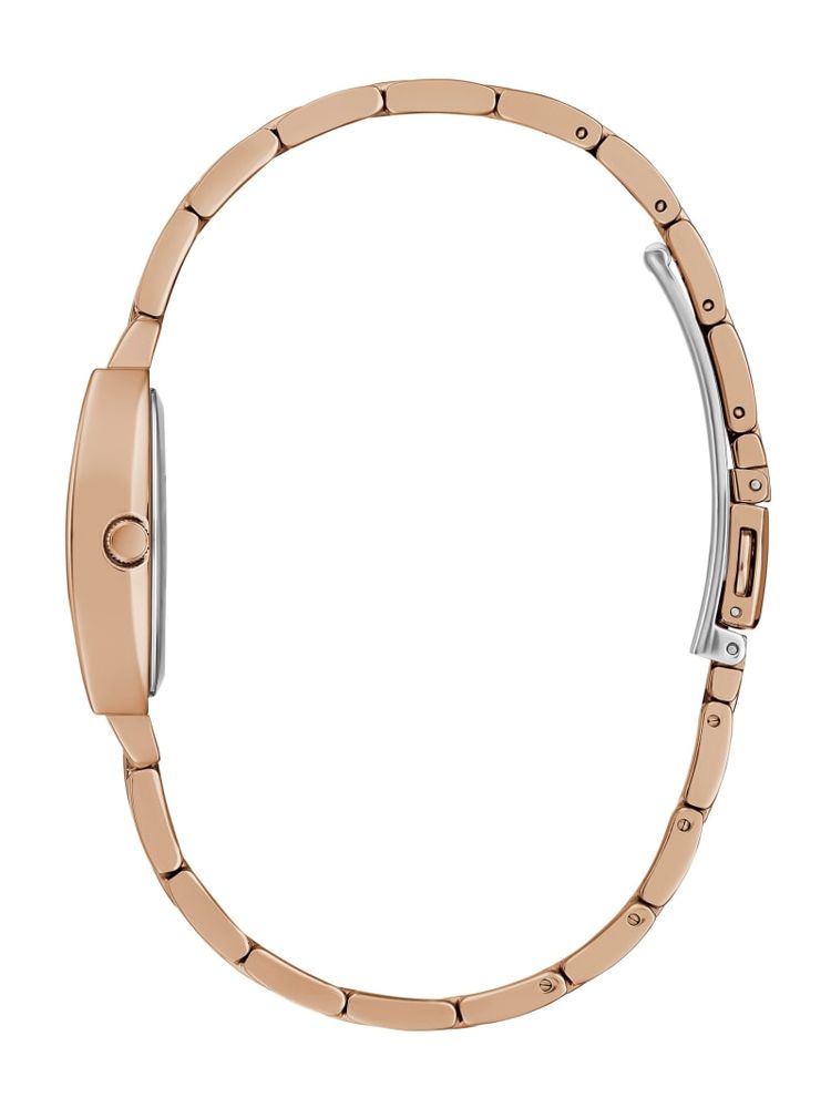 Rose Gold-Tone and Diamond Analog Watch