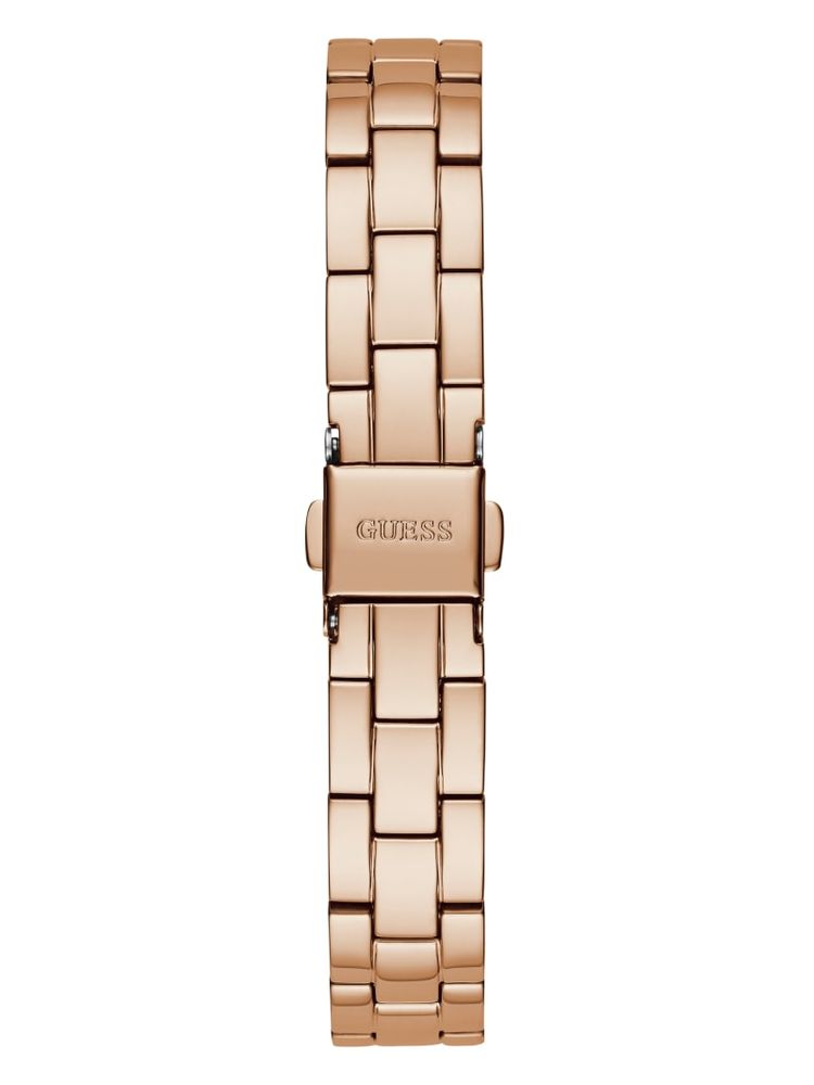 Rose Gold-Tone and Diamond Analog Watch