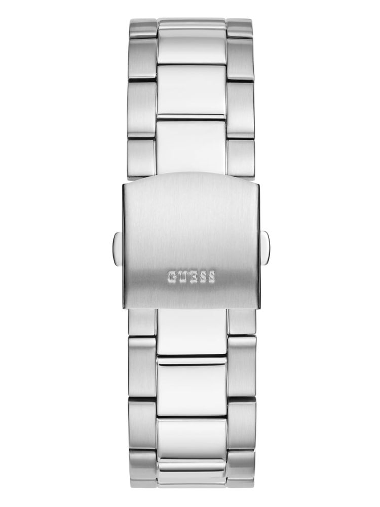 Black and Silver-Tone Multifunction Watch