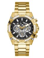 Black and Gold-Tone Multifunction Watch