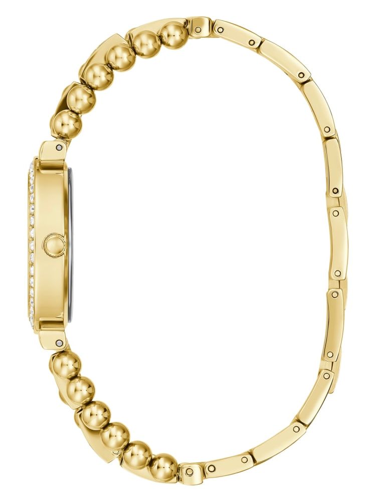 Gold-Tone and Rhinestone Analog Watch