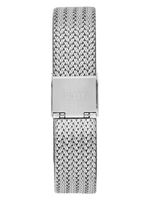 Silver-Tone Mesh Analog Watch