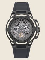 Black and Gunmetal Multifunction Watch