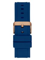 Blue and Rose Gold-Tone Multifunction Watch