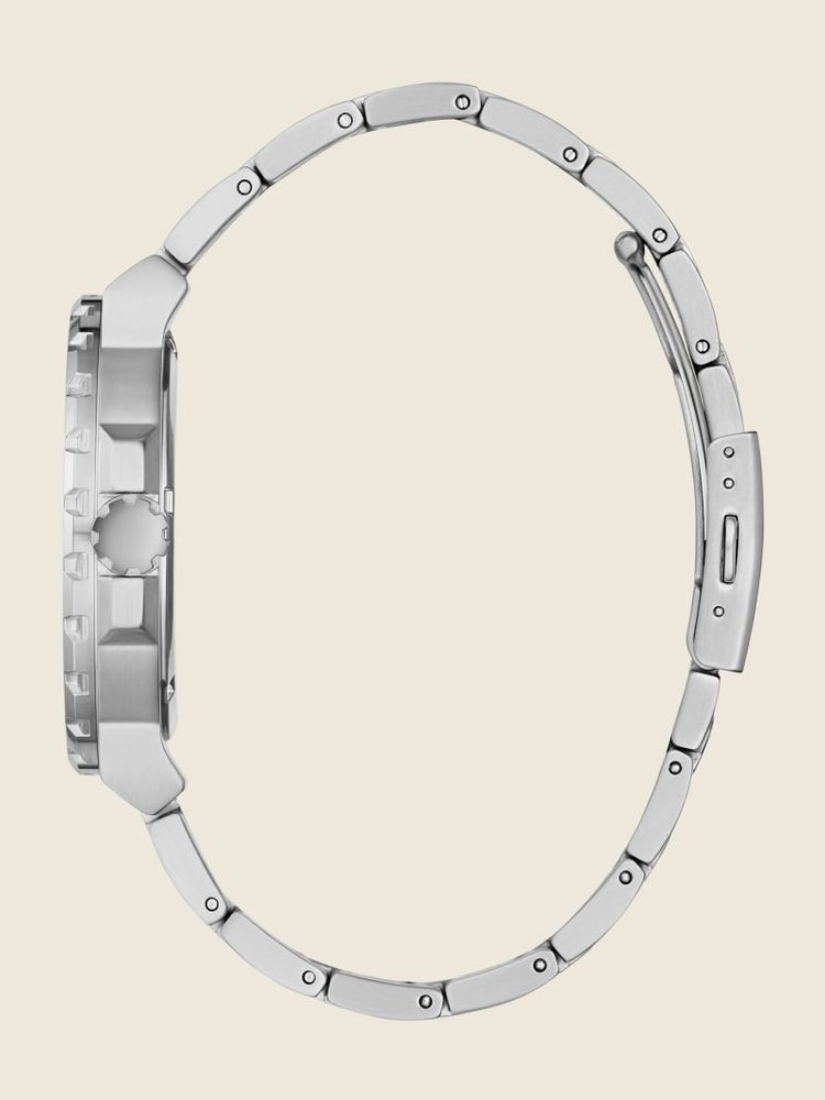 Silver-Tone Analog Watch