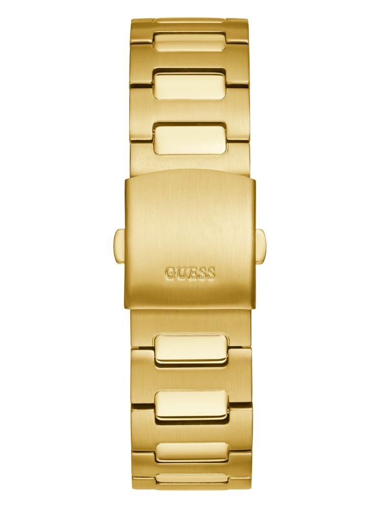 Gold-Tone and Black Analog Watch