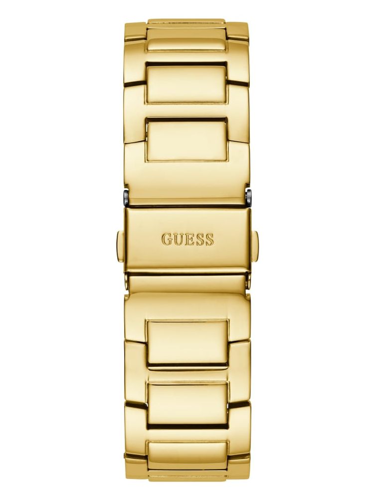 Gold-Tone Crystal Multifunction Watch