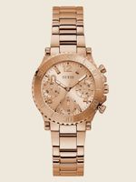 Rose Gold-Tone Multifunction Watch