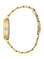 Gold-Tone Transparent Analog Watch