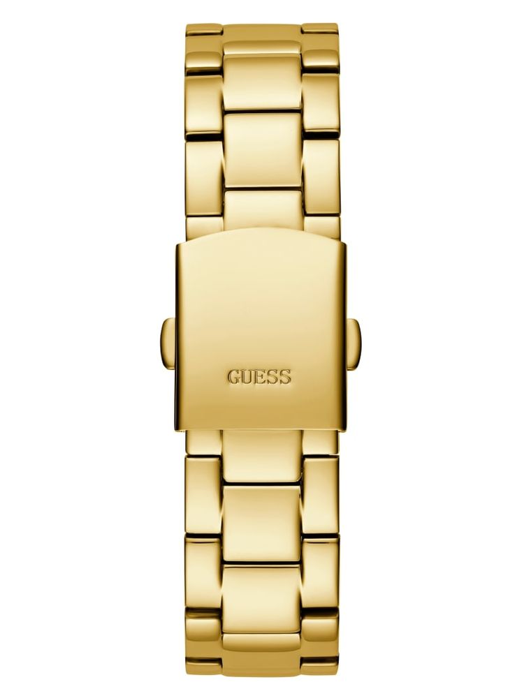 Gold-Tone and Rainbow Multifunction Watch