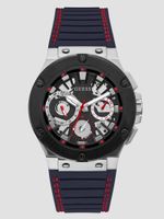 Navy Silicone Multifunction Watch