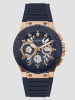 Navy Silicone Multifunction Watch