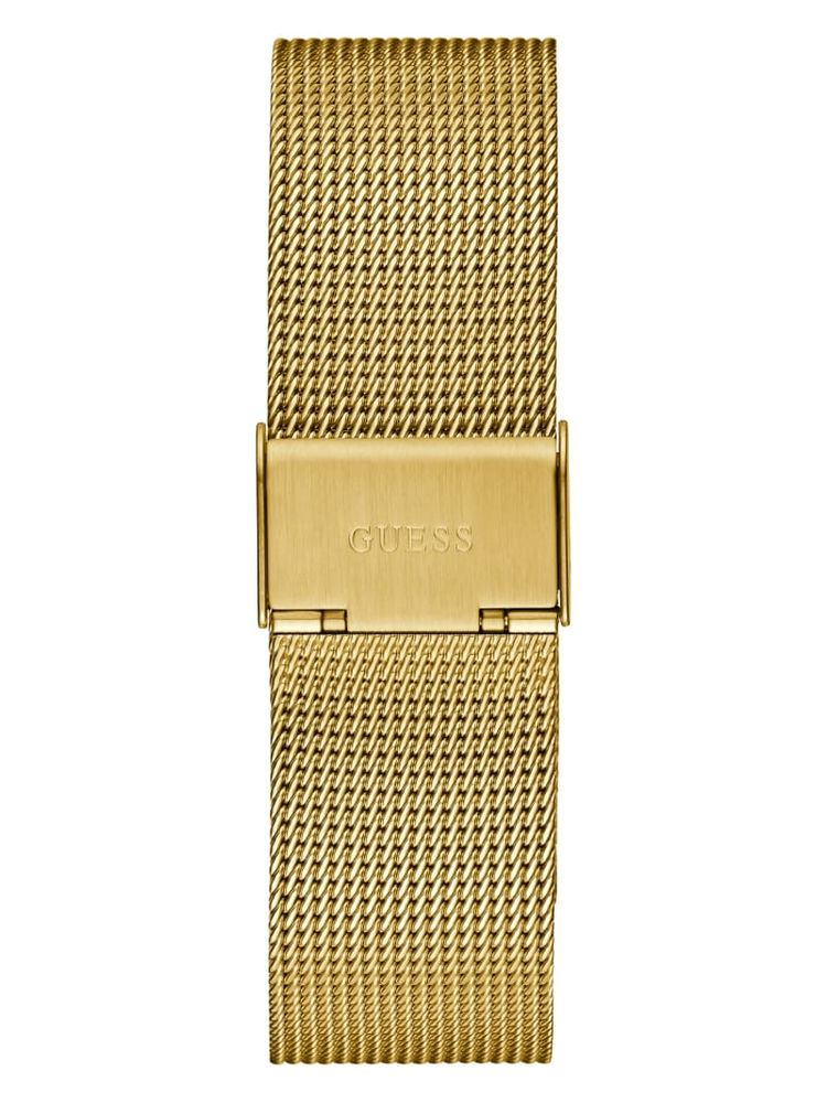 Gold-Tone Mesh Analog Watch