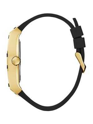 Gold-Tone and Black Analog Cutout Watch