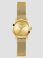 Gold-Tone Mesh Diamond Analog Watch