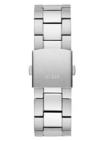 Silver-Tone Cut-Through Multifunction Watch