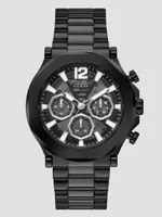 Black Cut-Through Multifunction Watch