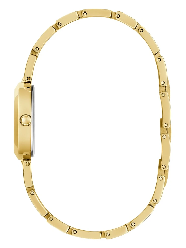 Gold-Tone Square G Analog Watch