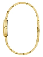 Gold-Tone Square G Analog Watch