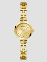 Gold-Tone Square G Analog Watch