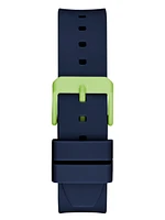 Eco Navy and Green Analog Watch