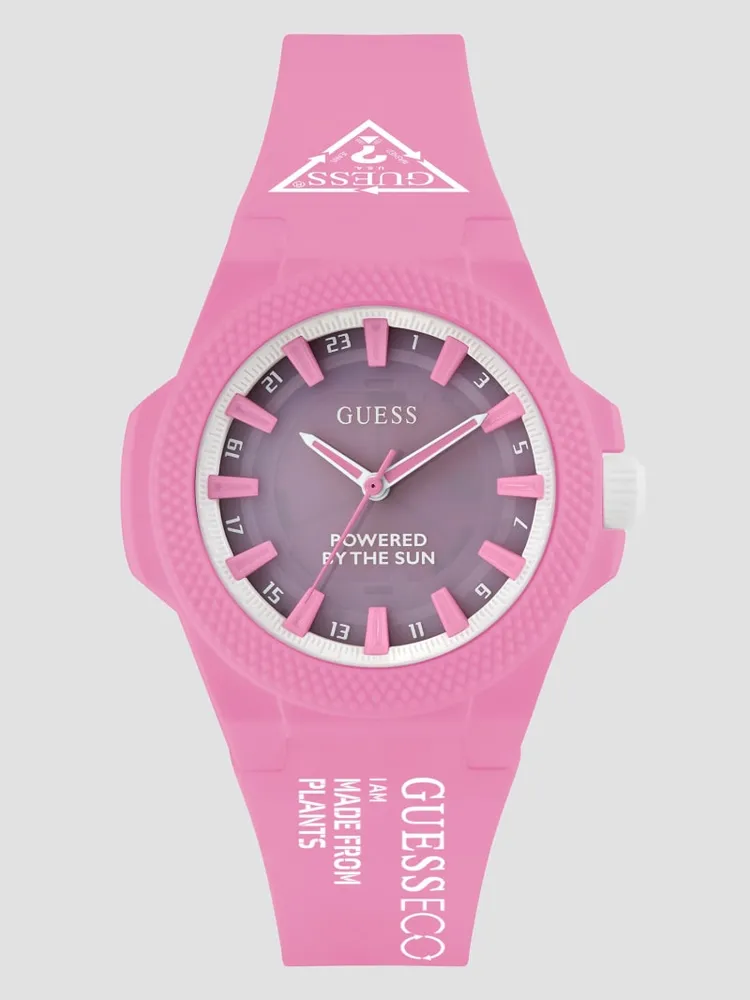 Eco Pink Analog Watch