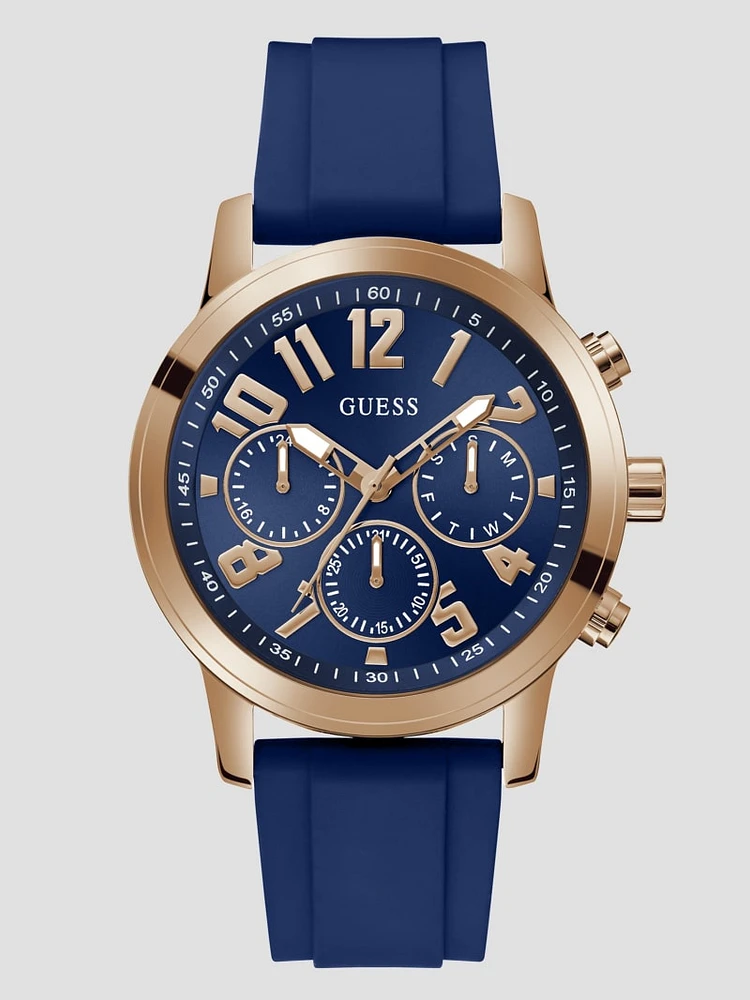 Rose Gold-Tone Chronograph Watch